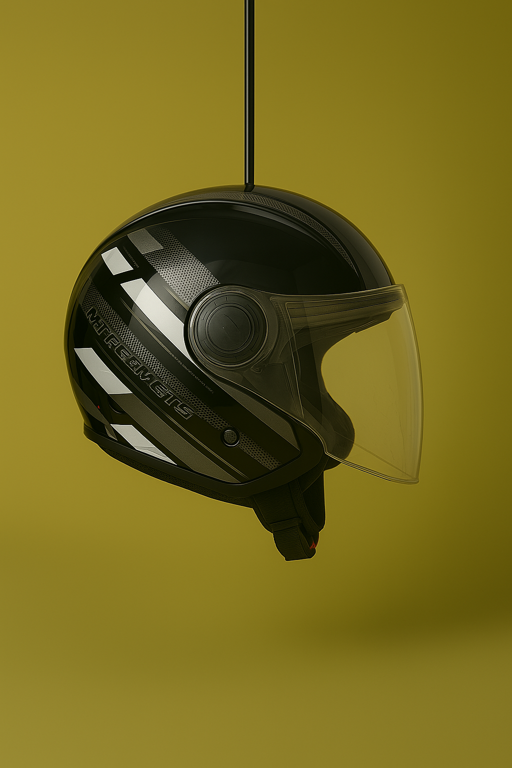 Casco Lámpara Jet Custom