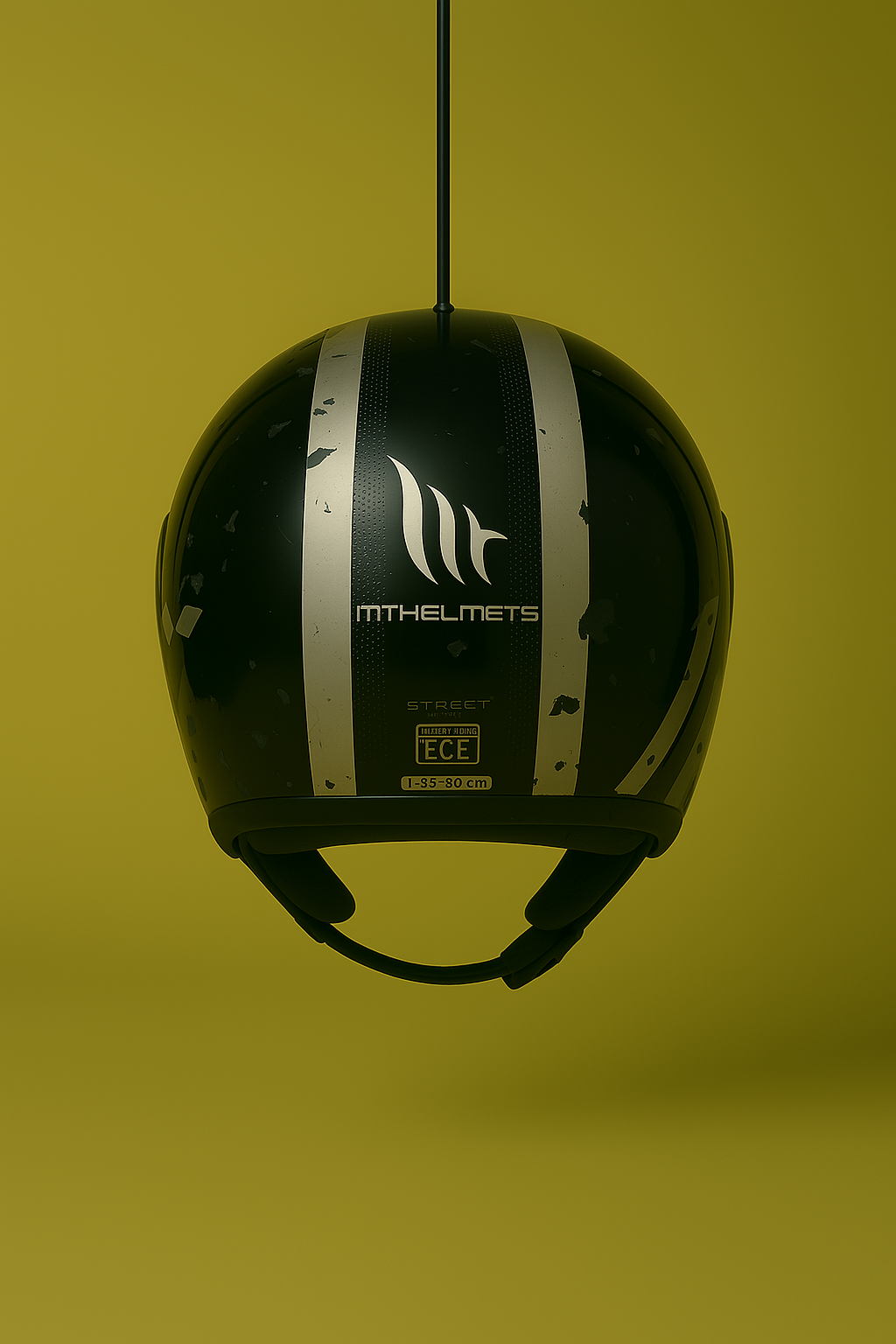Casco Lámpara Jet Custom